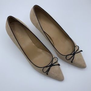 Suede Talbots Kitten Heel